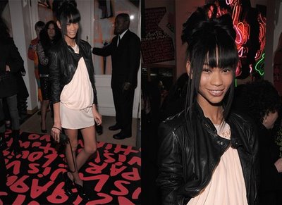 Black Fashion Icons on Chanel Iman In A Black Leather Jacket